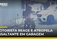Veja Vídeo – Motorista reage a assalto em SP e atropela criminoso disfarçado de entregador