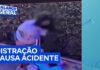 Veja Vídeo – Bebê de 1 ano se machuca após babá se distrair com celular durante passeio; veja