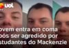 Veja Vídeo – Promotor de festa universitária entra em coma após agressão de alunos do Mackenzie; veja