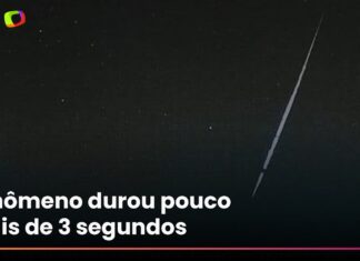 Vídeo flagra meteoro cruzando o céu durante a madrugada no RS; veja vídeo