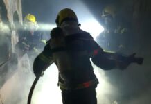 Bombeiros controlam incêndio em kitnet em Sinop e evitam propagação para casas vizinhas