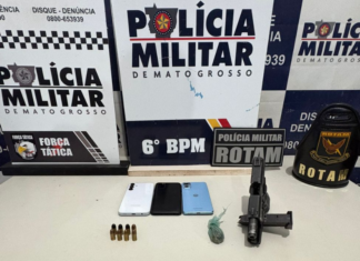 Homem é preso e adolescente apreendido por homicídio em bar de Cáceres