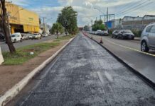 Sinfra inicia recuperação asfáltica na Avenida do CPA em Cuiabá na próxima semana