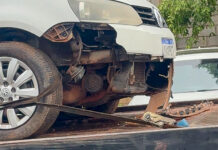 Guarda Municipal de Várzea Grande localiza carro roubado abandonado no bairro São Mateus