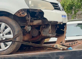 Guarda Municipal de Várzea Grande localiza carro roubado abandonado no bairro São Mateus
