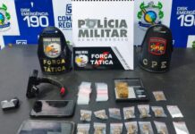 Força Tática prende dois homens por tráfico de drogas em Barra do Garças