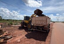 Megaoperação da Prefeitura revitaliza 13 km da Contorno Leste em Cuiabá