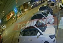 Vídeo: Câmeras flagram acidente entre carro e moto em Várzea Grande