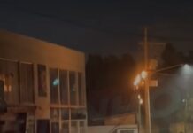 Vídeo: Poste pega fogo em Várzea Grande e causa susto