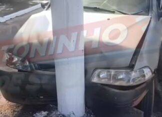Vídeo: Sem CNH e com freios com falha, motorista bate carro com cinco menores em VG