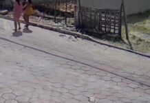 Vídeo: Criança é atingida por carro ao invadir pista no ES