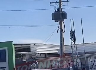 Veja Vídeo: Estudante é flagrado fazendo serviço perigoso em escola estadual de Cuiabá
