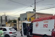 Veja Vídeo: Motorista perde controle e sobe calçada após acidente em Cuiabá