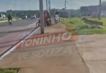 Veja Vídeo: Grades não impedem infrações e manobras seguem em avenida de Várzea Grande