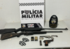 Força Tática apreende armas, munições e 104 porções de drogas em Tangará da Serra