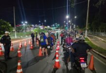 Operação Lei Seca em Várzea Grande remove 60 veículos e flagra 30 motoristas sem CNH