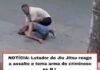 Veja Vídeo – Lutador de jiu-jitsu reage a assalto e desarma criminoso no Rio de Janeiro
