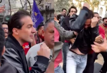Veja Vídeo – Vereadores do União Brasil se envolvem em pancadaria com estudantes da USP