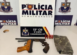 Homem é preso por agredir esposa e enteados em Canarana