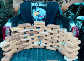 Força Tática e Gefron apreendem 63 kg de cocaína em Várzea Grande e dão prejuízo de R$ 1,2 milhão ao tráfico