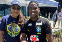Mãe de Endrick acompanha treino da Seleção e diete jogadores nos EUA