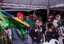 Frio atípico não esfria a paixão da torcida em ruas decoradas de Cuiabá