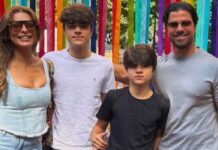 Juliana Paes reúne família em festa junina e filhos chamam rouba cena: ‘Como cresceu’