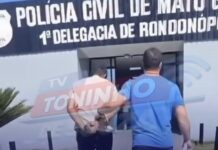 Veja Vídeo: Homem invade casa de atual namorado da ex e é preso em Rondonópolis