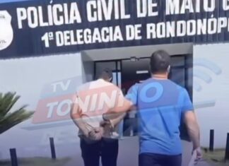 Veja Vídeo: Homem invade casa de atual namorado da ex e é preso em Rondonópolis