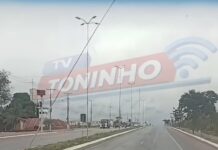 Veja Vídeo – Motociclista fica ferido em acidente na Avenida Mário Andreaaza em Várzea Grande