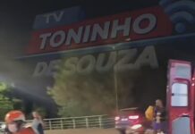 Veja Vídeo – Grave colisão entre três carros deixa vítima presa às ferragens em Cuiabá