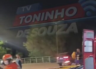 Veja Vídeo – Grave colisão entre três carros deixa vítima presa às ferragens em Cuiabá