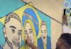 Veja Vídeo – Comunidade transforma asfalto em arte e eterniza influenciadores em rua de Cuiabá