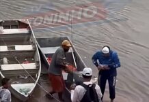 Veja Vídeo – Pescador fisga exemplar raro e exibe “pacu gigante” em rio de Mato Grosso