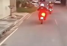 Veja Vídeo – Menor sem CNH e com garupa sem capacete é apreendido após perseguição na MT-251 em Cuiabá