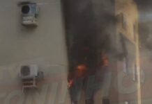 Veja Vídeo – Moradores do Residencial Santa Barbara II em VG se unem com baldes e extintores para conter chamas