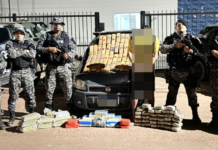 Operação integrada apreende 89 kg de drogas e prende suspeito em Bom Jesus do Araguaia