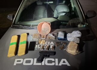 Polícia Militar apreende mais de 2 kg de drogas e prende três suspeitos em Peixoto de Azevedo