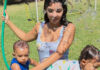 Ary Mirelle curte domingo em família e encanta ao mostrar momento com os filhos