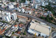 Viaduto da Avenida Miguel Sutil entram em fase de lançamento de vigas com interdição total no fim de semana