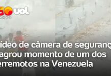 Veja Vídeo – Câmeras registram pânico e destruição durante terremotos devastadores na Venezuela