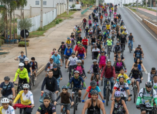 2º Pedal da Cultura FM reúne dezenas de famílias e ciclistas no Parque das Águas