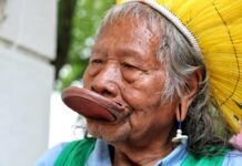 Cacique Raoni tem alta após um mês de internação por pneumonia e obstrução intestinal