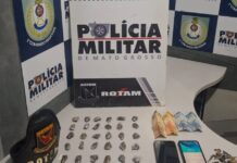 Rotam prende três suspeitos por tráfico e apreende 70 porções de maconha em Cuiabá