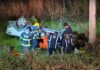 Motorista fica preso às ferragens após capotamento na MT-251 e é resgatado pelo Corpo de Bombeiros