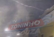 Veja Vídeo – Antigo casarão desaba no Centro Histórico de Cuiabá e levanta nuvem de poeira