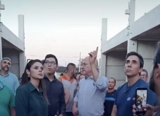 Veja Título – Governador vistoria obras de Colégio Estadual em Cuiabá e projeta entrega em oito meses