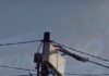 Veja Vídeo – Chamas em poste no Mapim em VG expõe moradores a risco