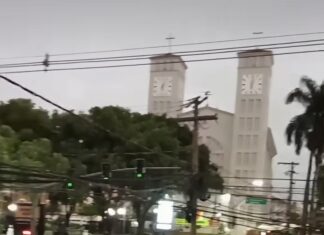 Veja Vídeo – Terça-feira atípica em Cuiabá surpreende moradores e influenciador digital