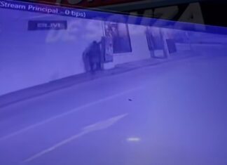 Veja Vídeo – Furto de caixa telefônica é registrado por câmeras no Centro Histórico de Cuiabá